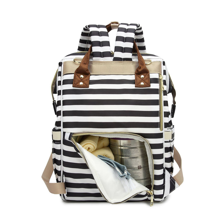 Stylish Striped Backpack Stornfield
