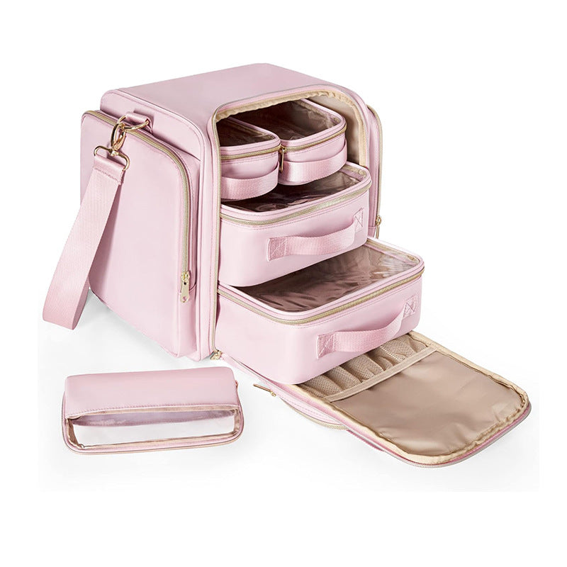 Cosmetic bag with multiple compartments Stornfield