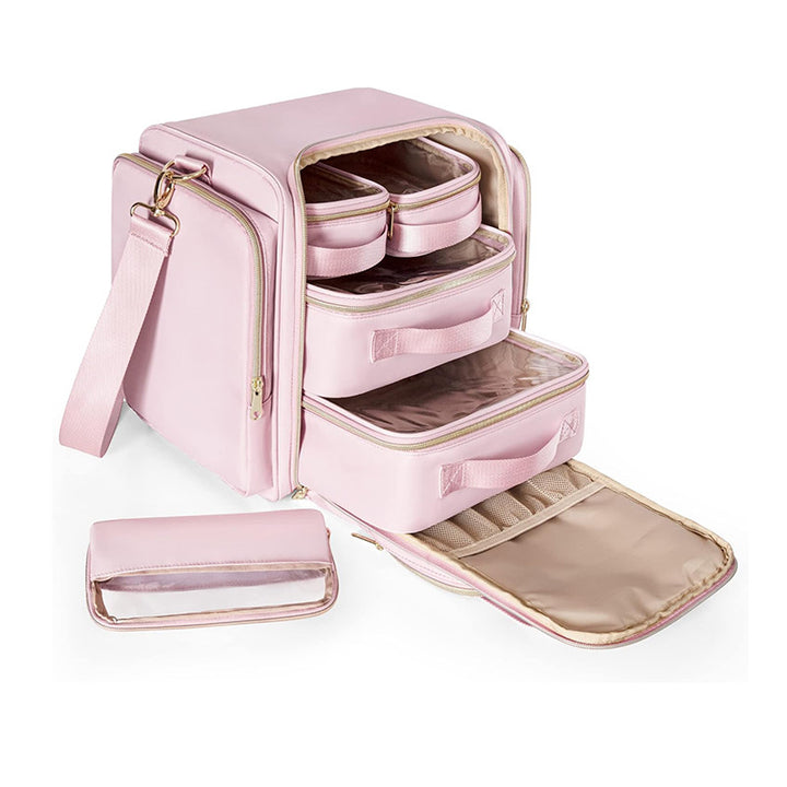 Cosmetic bag with multiple compartments Stornfield