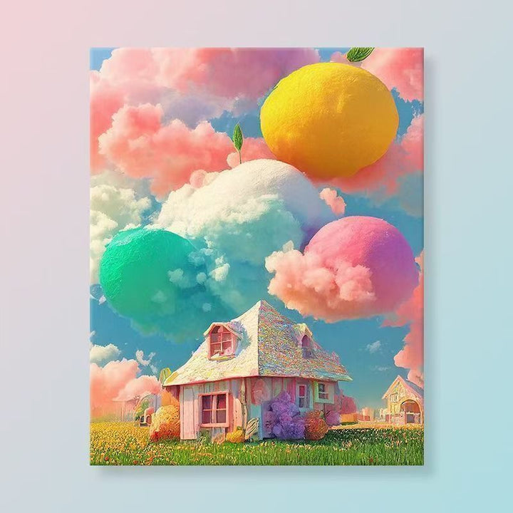 Whimsical Fantasy Landscape Canvas Art Stornfield