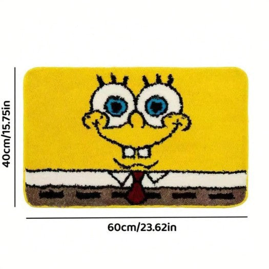 Plush Bathroom Floor Mat