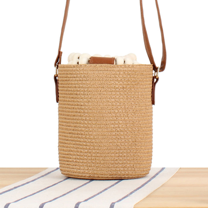 Handbag Made of Woven Natural Material Stornfield
