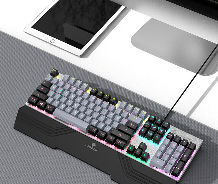 Wired Mechanical Keyboard with RGB Lighting Effects Stornfield