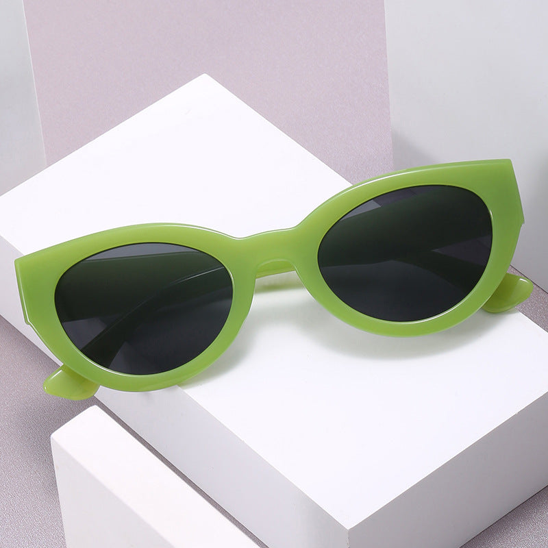 Ladies fashionable square sunglasses with mirrored lenses Stornfield