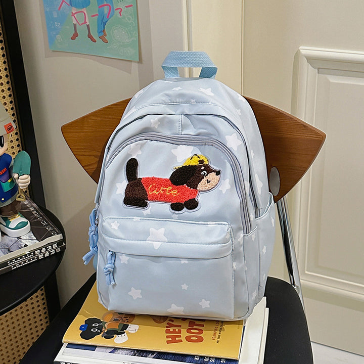 Cute Cartoon Dog-Themed Backpack