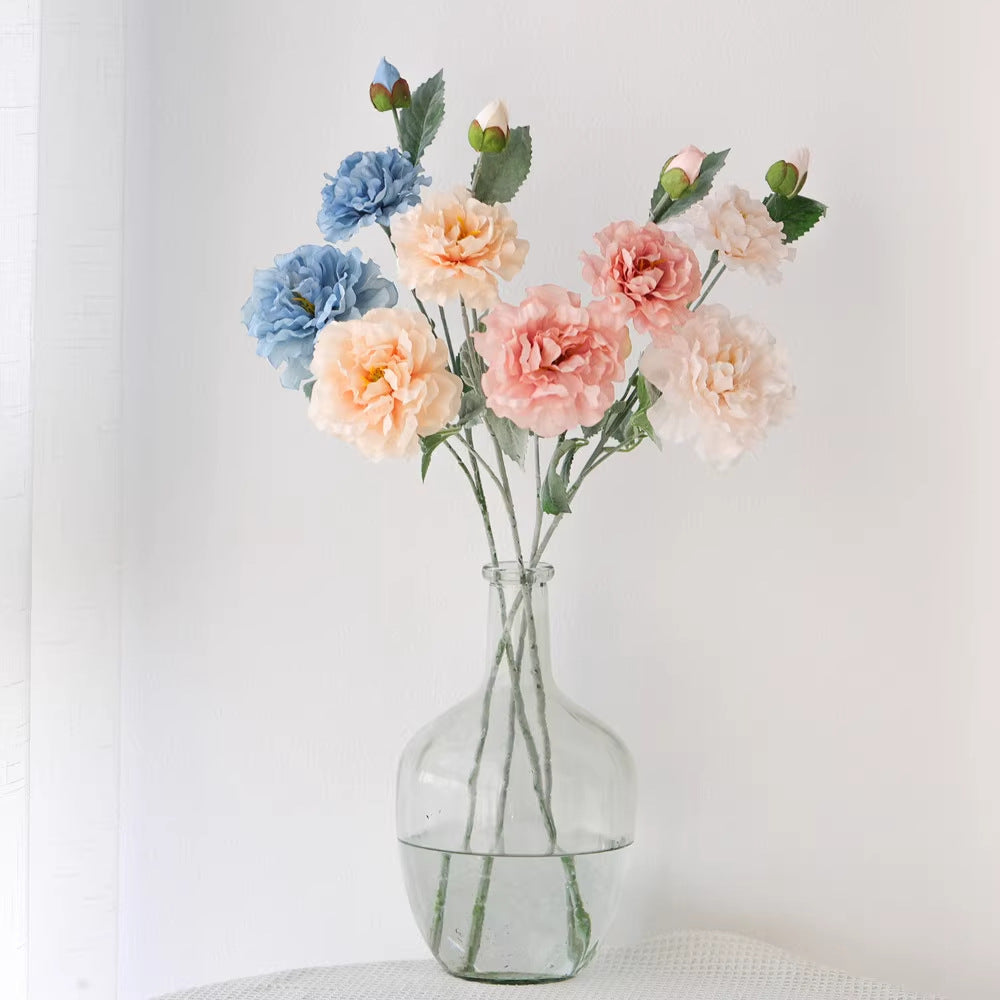 Realistic Peony Flower Stem
