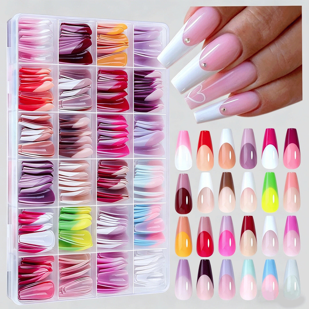 Multi-Design Press-On Nail Tips Collection Stornfield