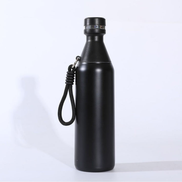Ladies insulated stainless steel drinking bottle with practical carrying handle Stornfield