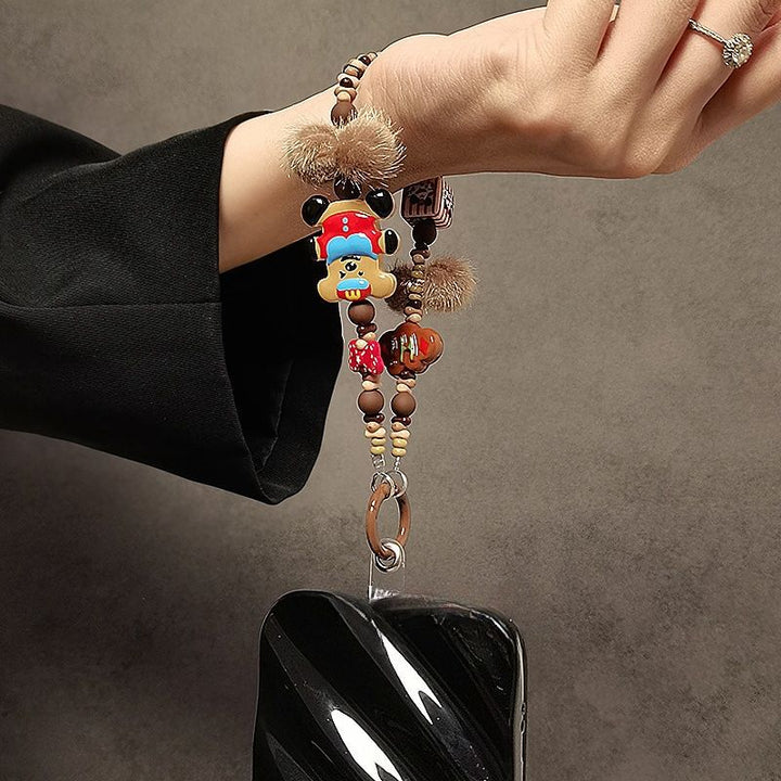 Whimsical Beaded Phone Charm Holder Stornfield