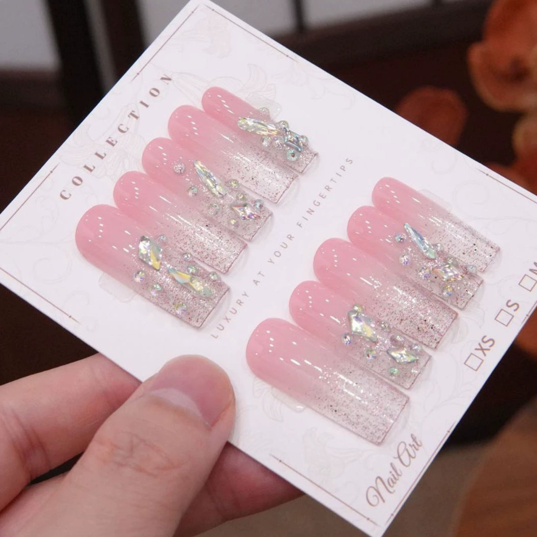 Luxury Glitter Acrylic Press-On Nail Set