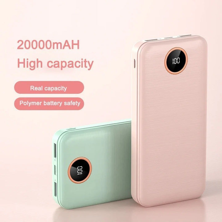 Portable power bank with intelligent fast charging and digital display Stornfield