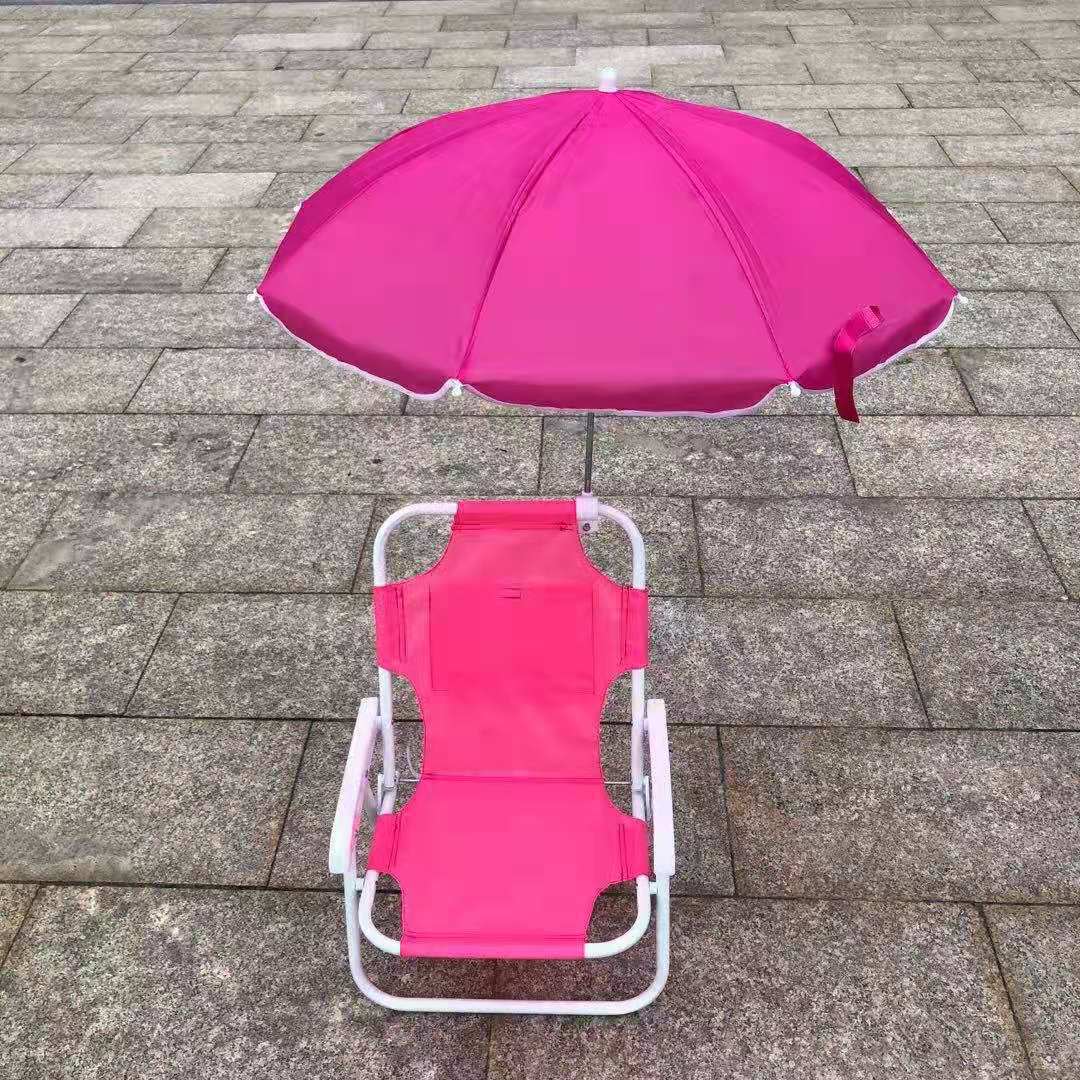 Beach chair with sun umbrella Stornfield