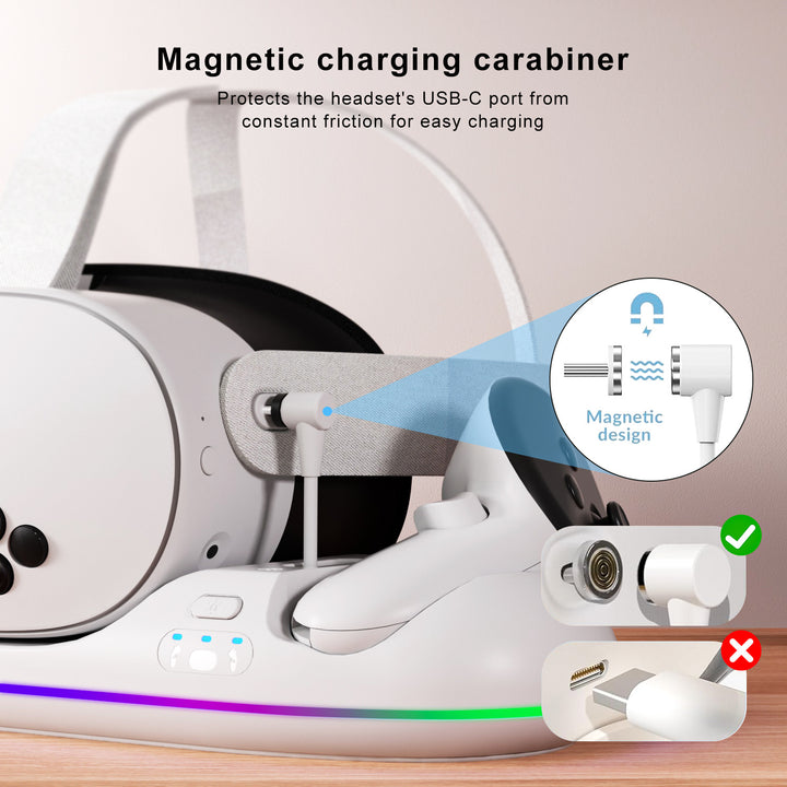VR-Headset Stand with Practical Storage Compartments Stornfield