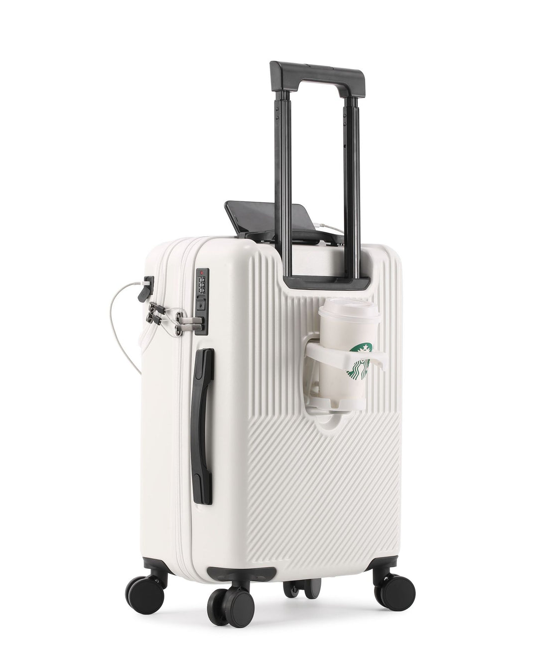 Unisex Smart Tech Compact Carry-On Suitcase Stornfield