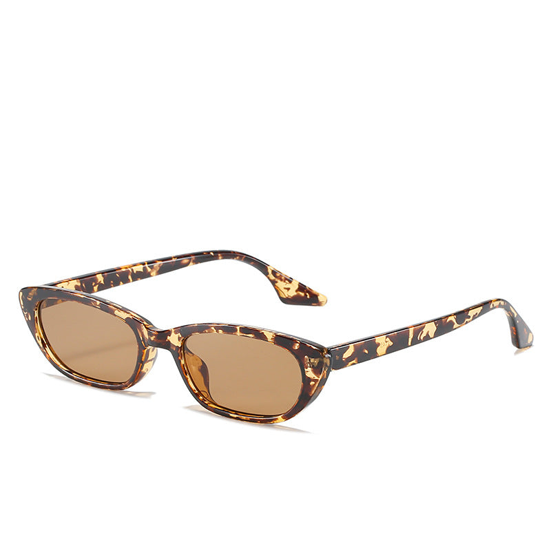 Women's modern sunglasses in trendy cat-eye style with transparent frame Stornfield