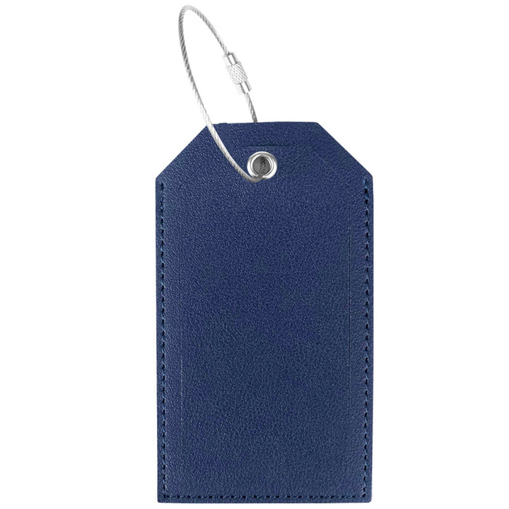 Women’s luggage tag made of durable leather with stainless steel closure Stornfield