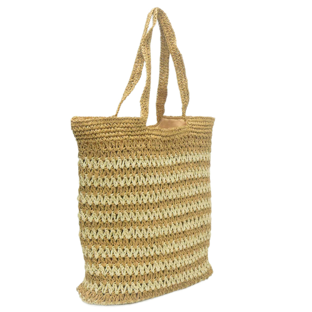 Braided beach bag with breathable structure Stornfield