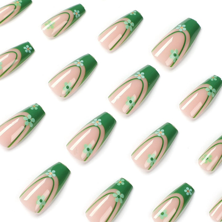 Artful nail art with floral accents and elegant design Stornfield