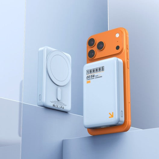 Portable power bank with inductive fast charging function and LED display Stornfield