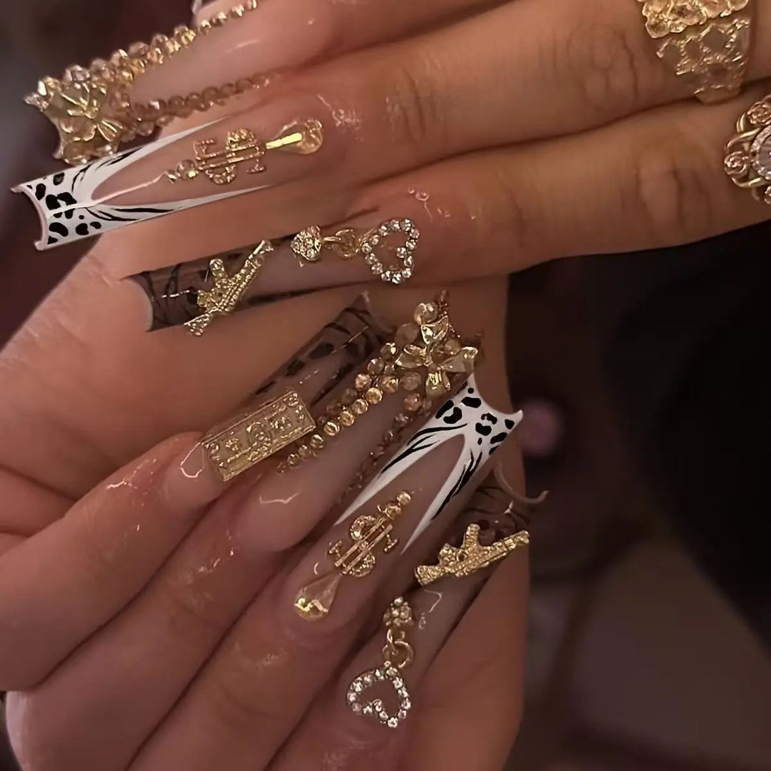 Luxury 3D Art Nail Extensions Stornfield