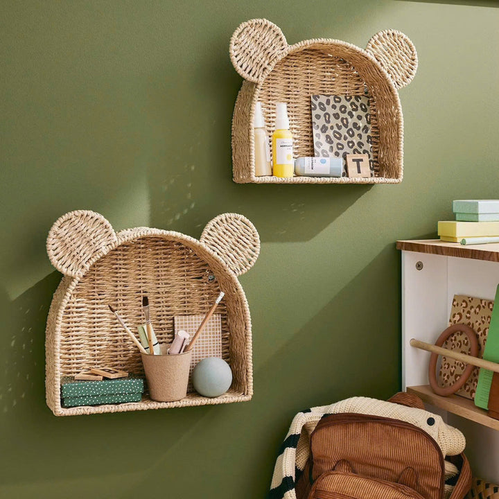 Playful storage basket with ears Stornfield
