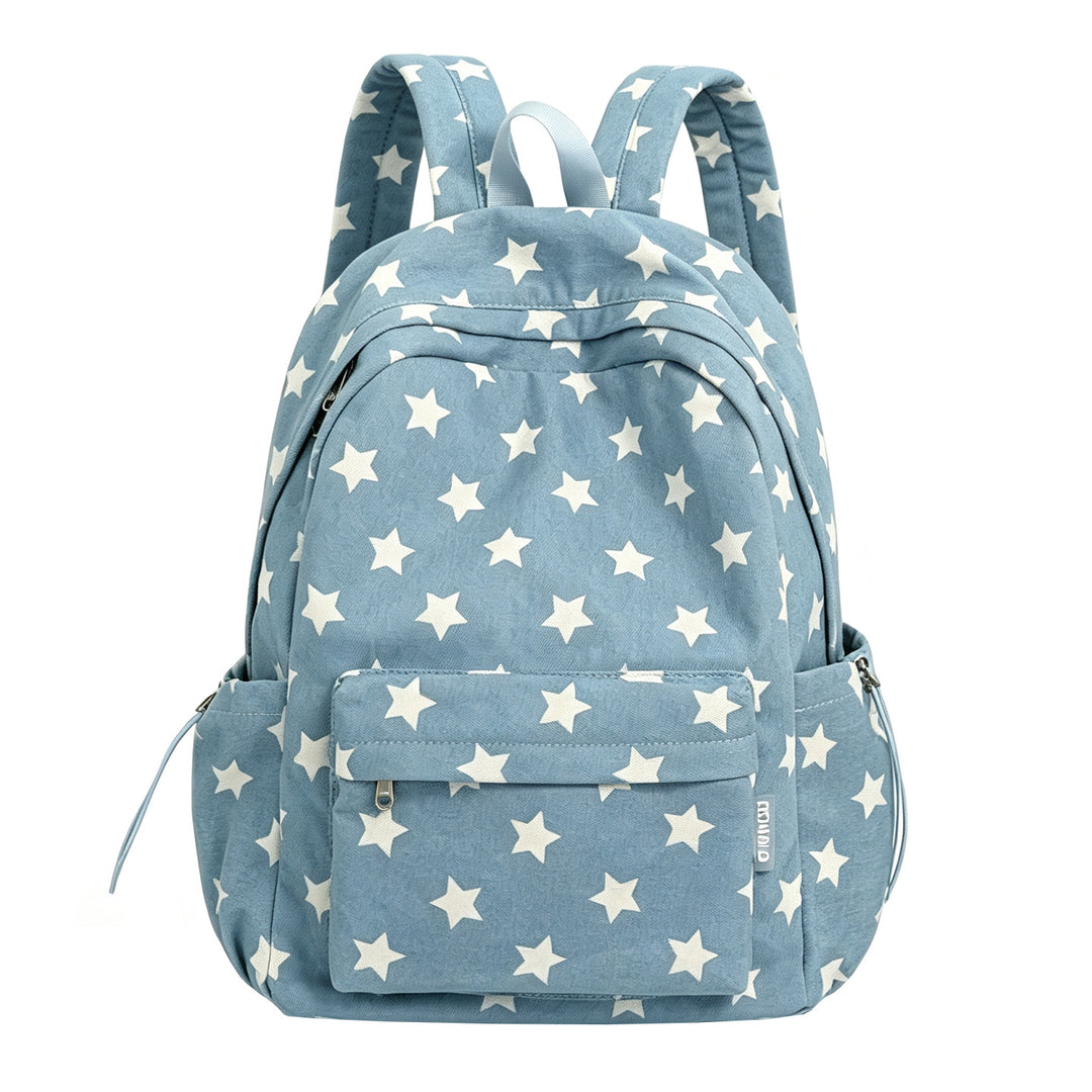 Casual Polka Dot School Backpack Stornfield