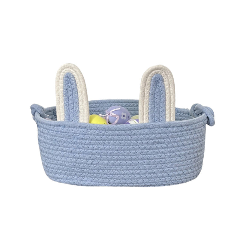 Ladies Playful Storage Basket with Bunny Ears Stornfield