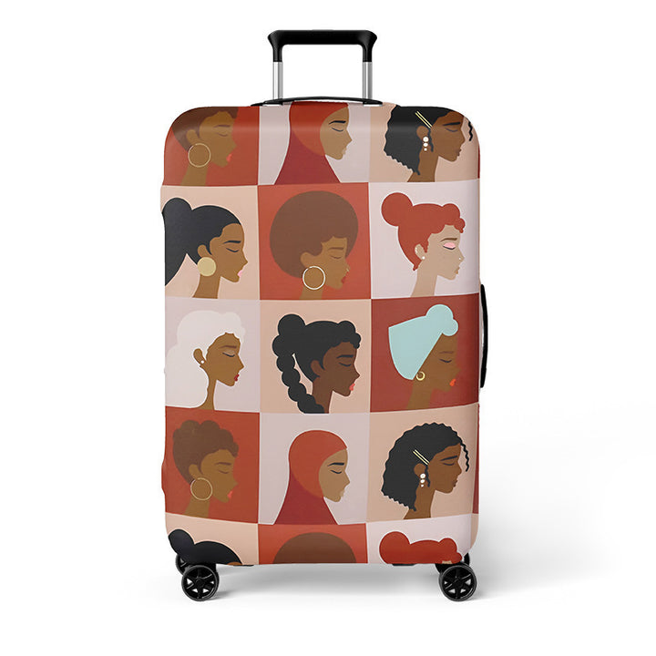 Heart-Patterned Hard Shell Luggage Stornfield