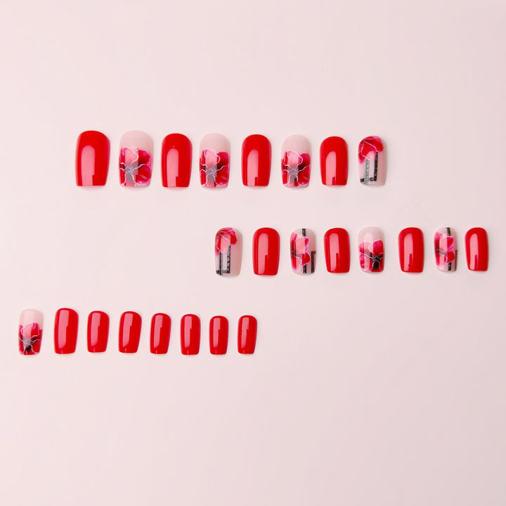 Creative Art Nails with Stylish Poppy Flower Design Stornfield