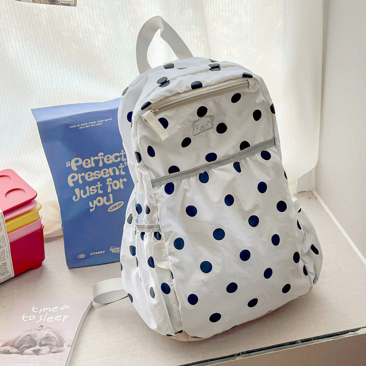 Casual Polka Dot Backpack Stornfield