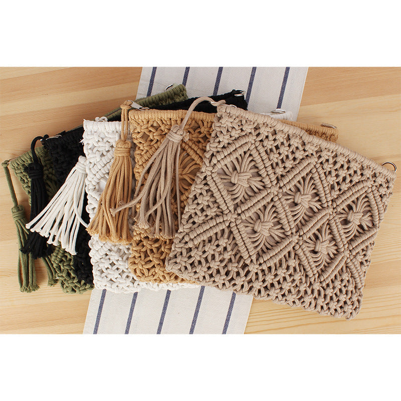 Macrame Clutch with Filigree Design Stornfield