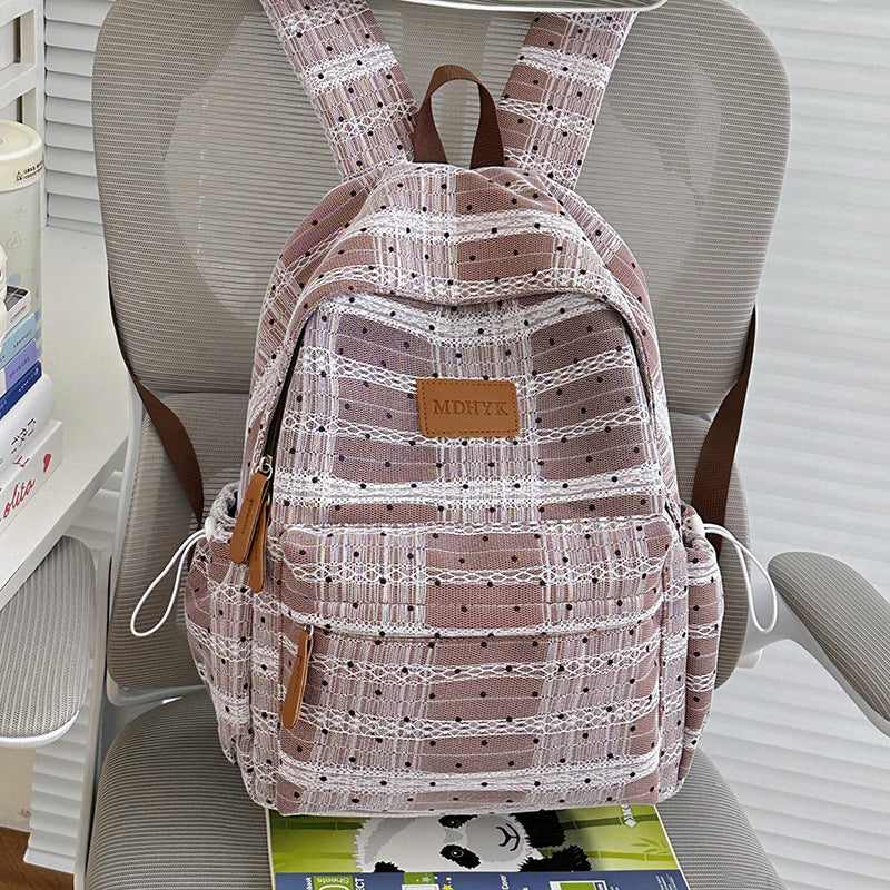 Compact Polka Dot Backpack Stornfield