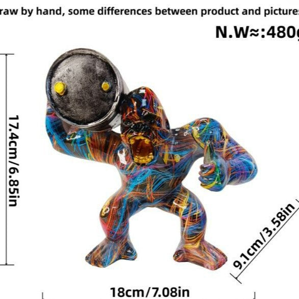 Sporty decorative figure of a weightlifter Stornfield