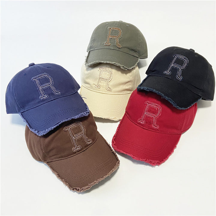 Women's Distressed Embroidered Baseball Cap Stornfield