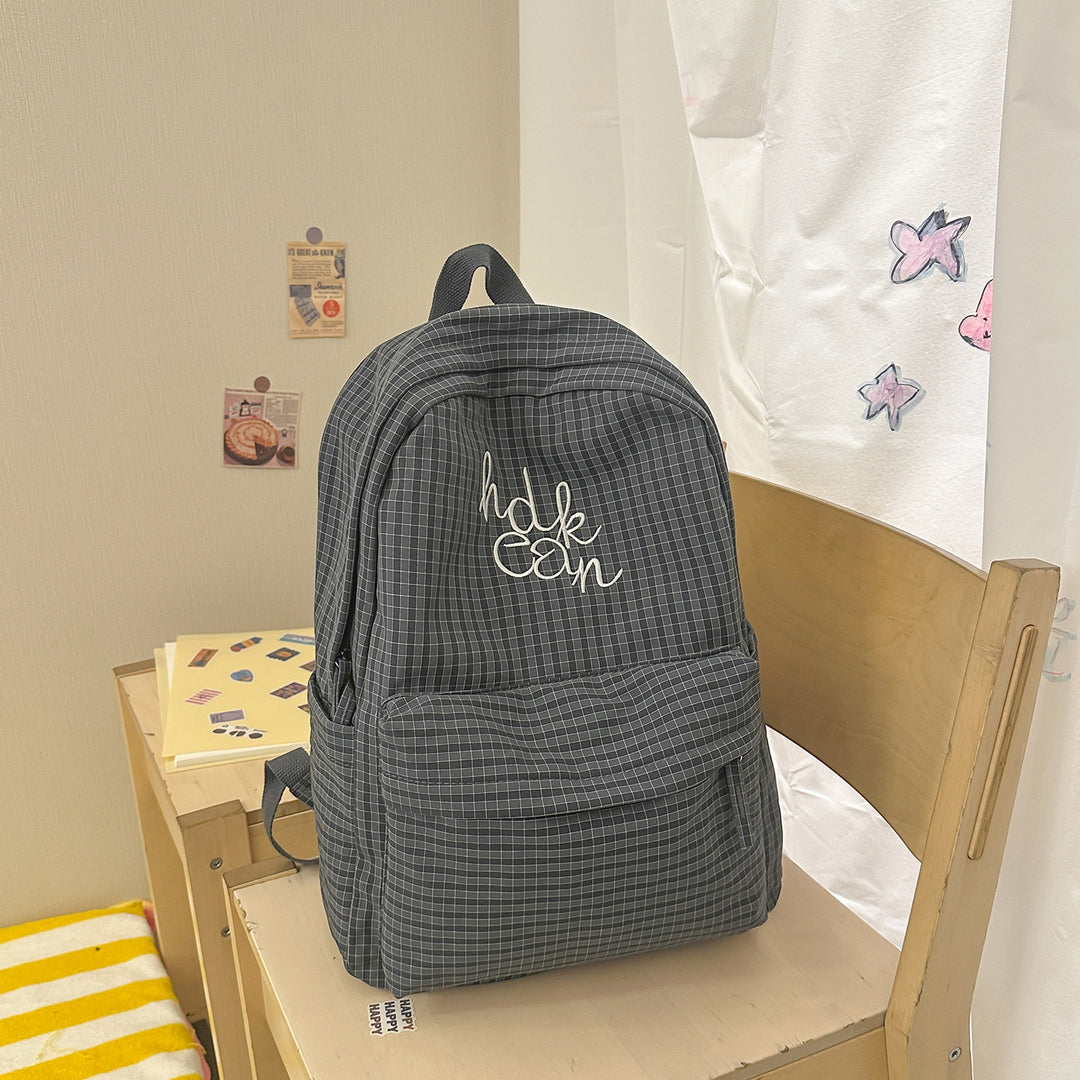 Casual Checked Patterned Backpack Stornfield