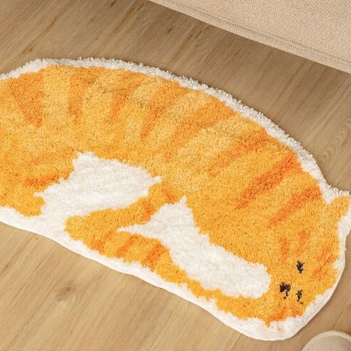 Plush Cartoon Crocodile Shaped Tufted Nursery Floor Rug