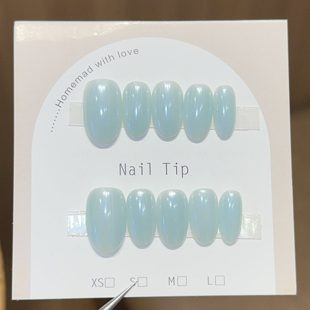 Artifical Nail Tips with Shimmering Effect Stornfield
