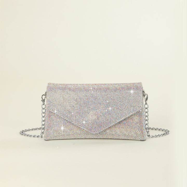 Rhinestone-Studded Evening Clutch