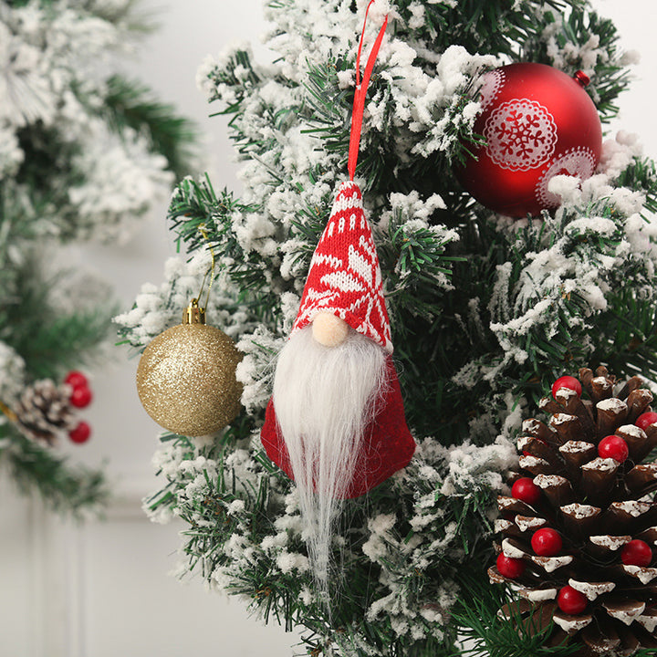 Cute Christmas tree decoration in gnome design Stornfield