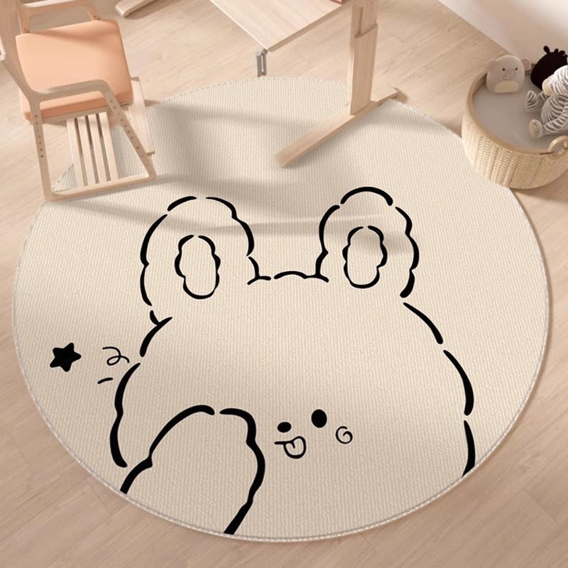 Round Playroom Area Rug