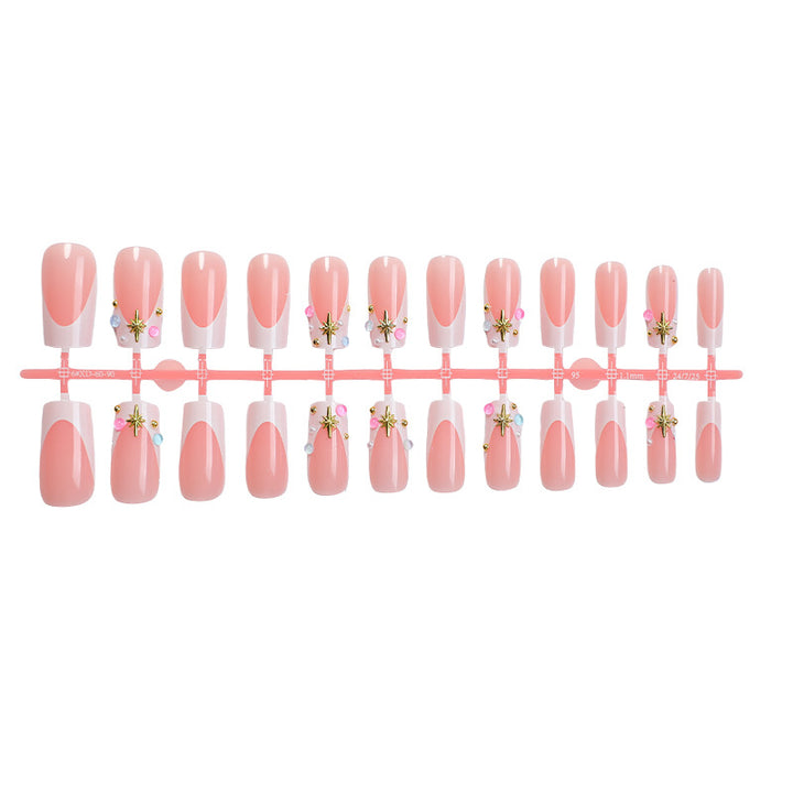 Decorative Press-On Nails with 3D Accents Stornfield