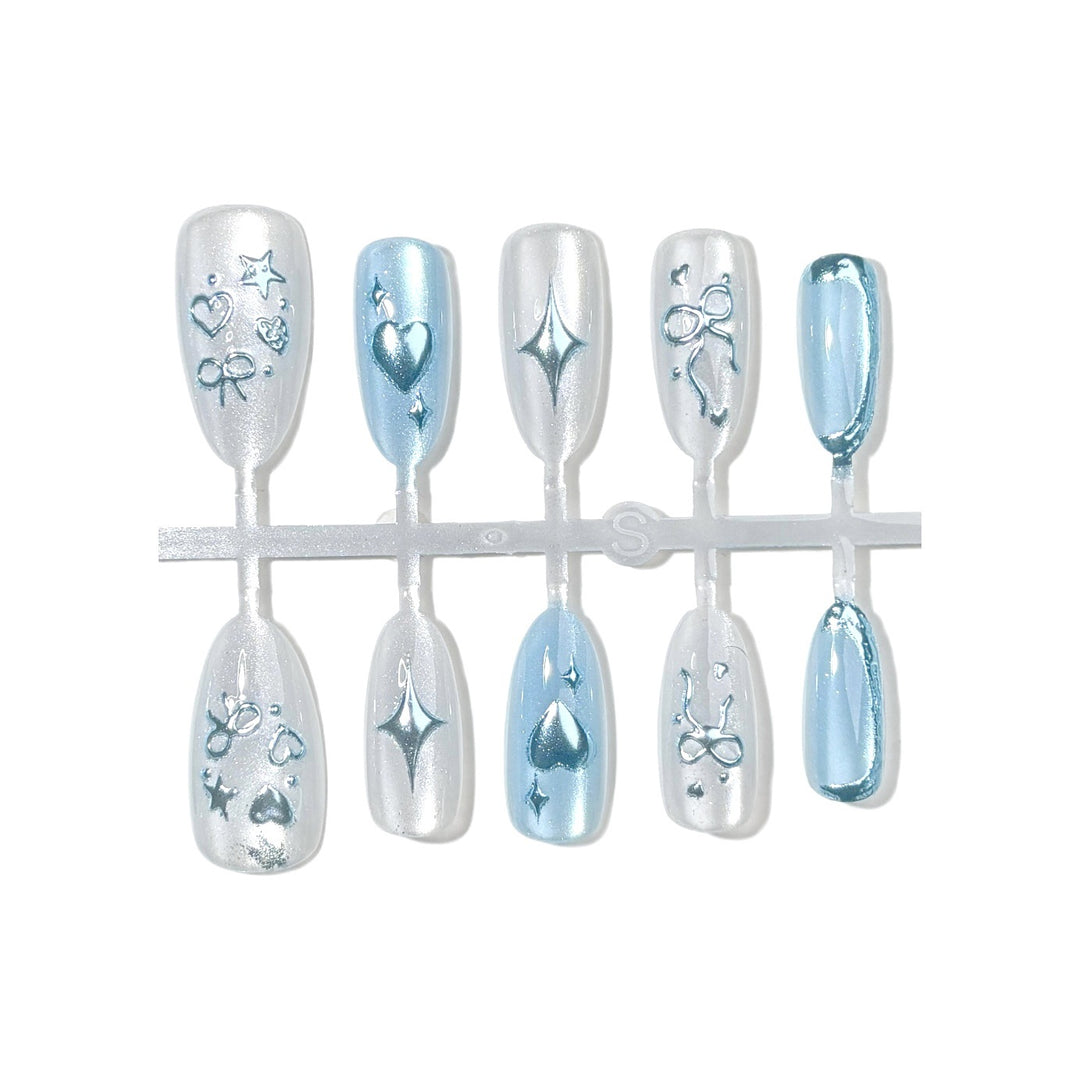 Decorative Themed Press-On Nail Art Set