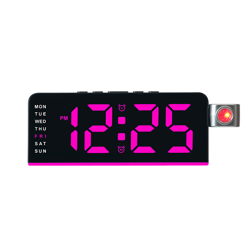 Digital alarm clock with flexible time display and additional weekly overview Stornfield