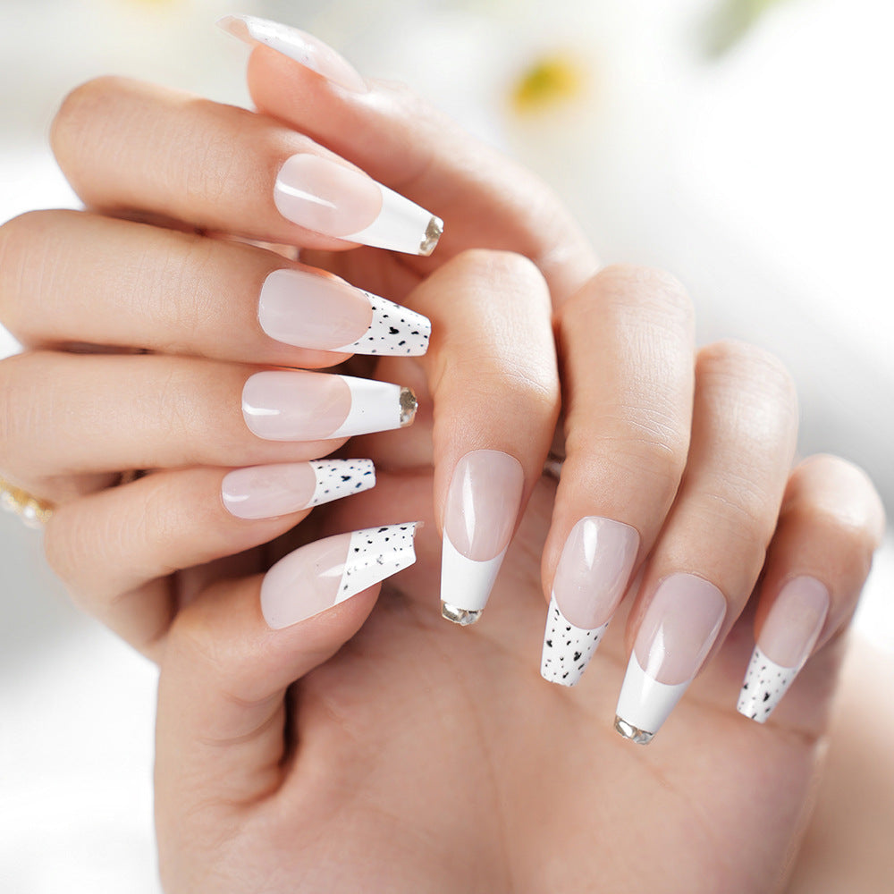 French Tip Decorative Nail Set Stornfield