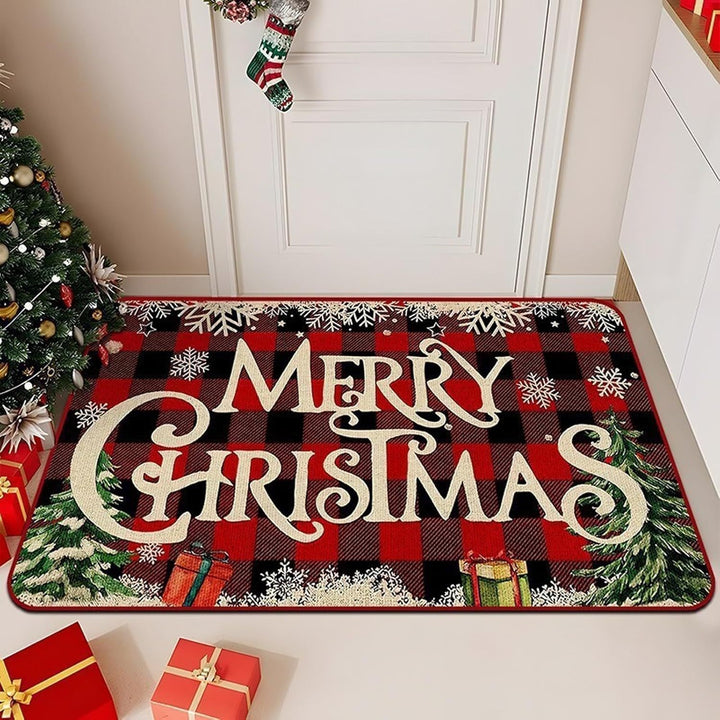 Holiday-Themed Decorative Doormat