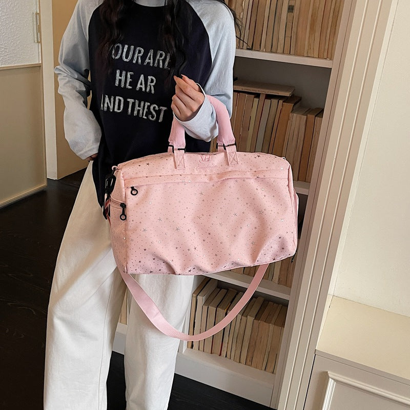 Stylish Stars-Patterned Adventure Duffle Bag Stornfield