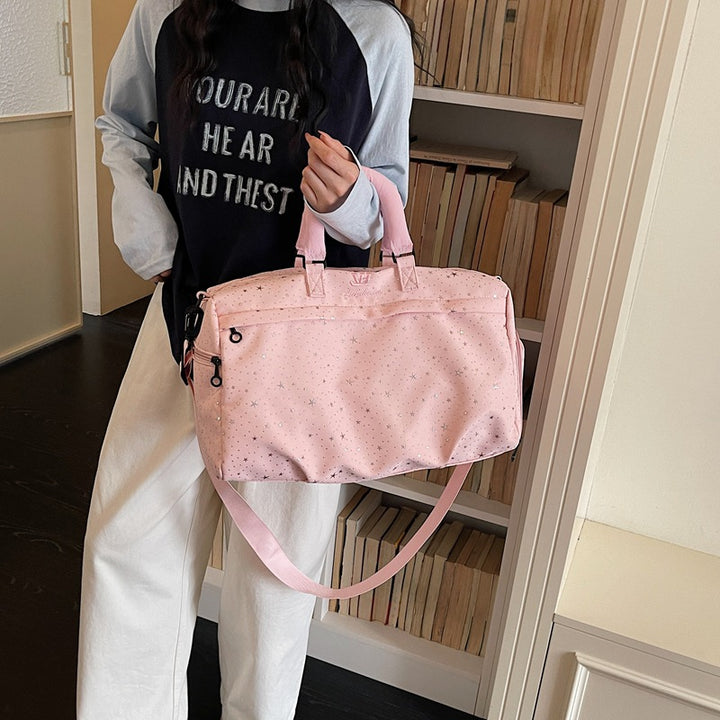 Stylish Stars-Patterned Adventure Duffle Bag Stornfield