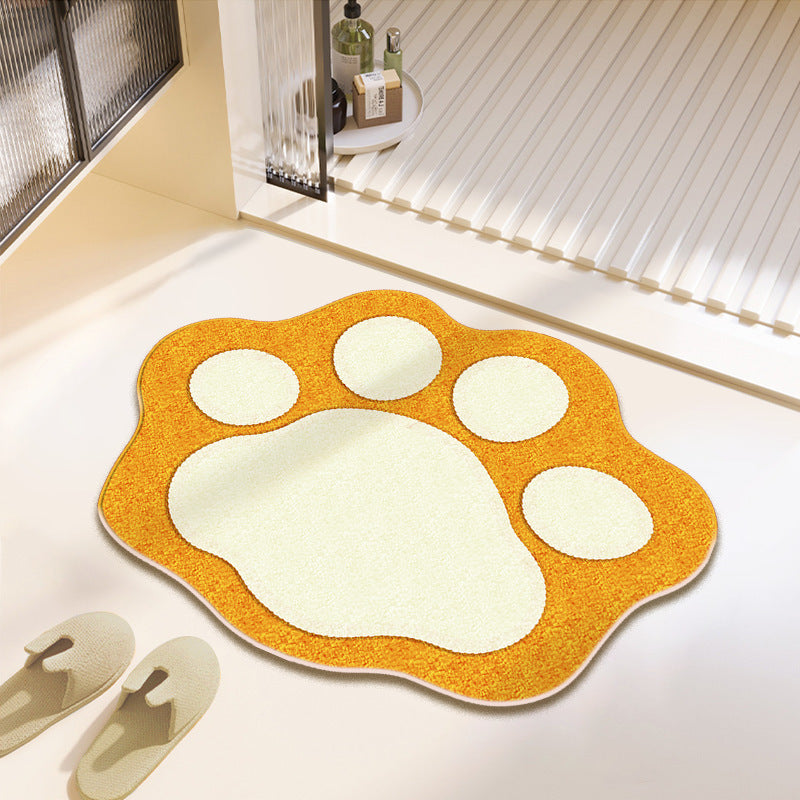 Fun Paw Print Bath Mat Stornfield