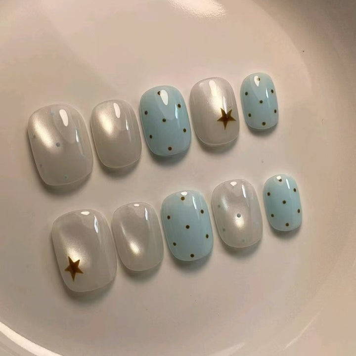 Floral Design Press-On Nails Stornfield