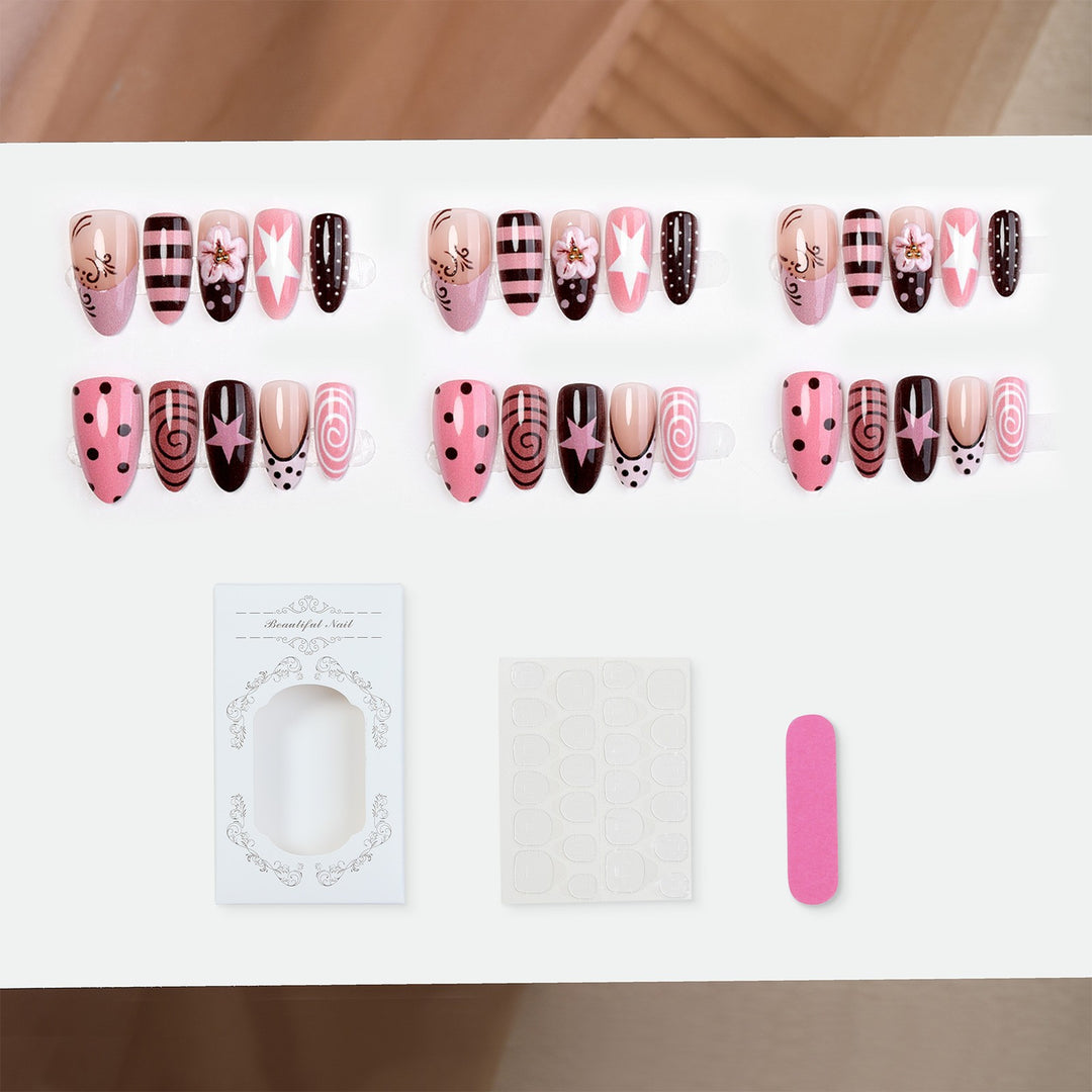 Nail art set with creative patterns and unique designs Stornfield